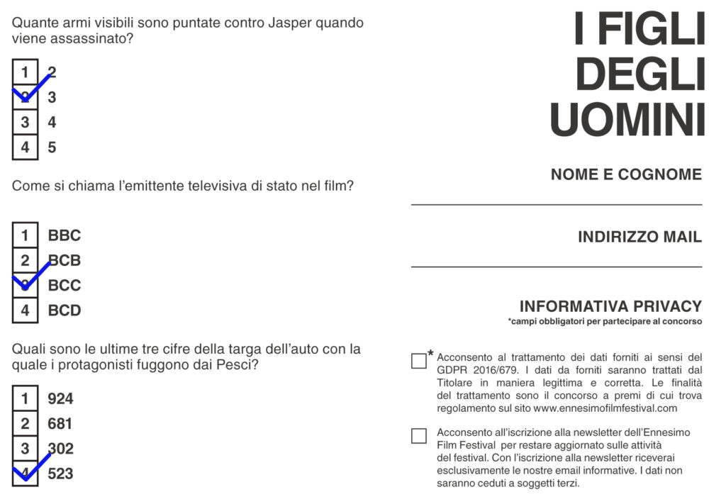 Eroi Imprefetti soluzioni I figli degli Uomini