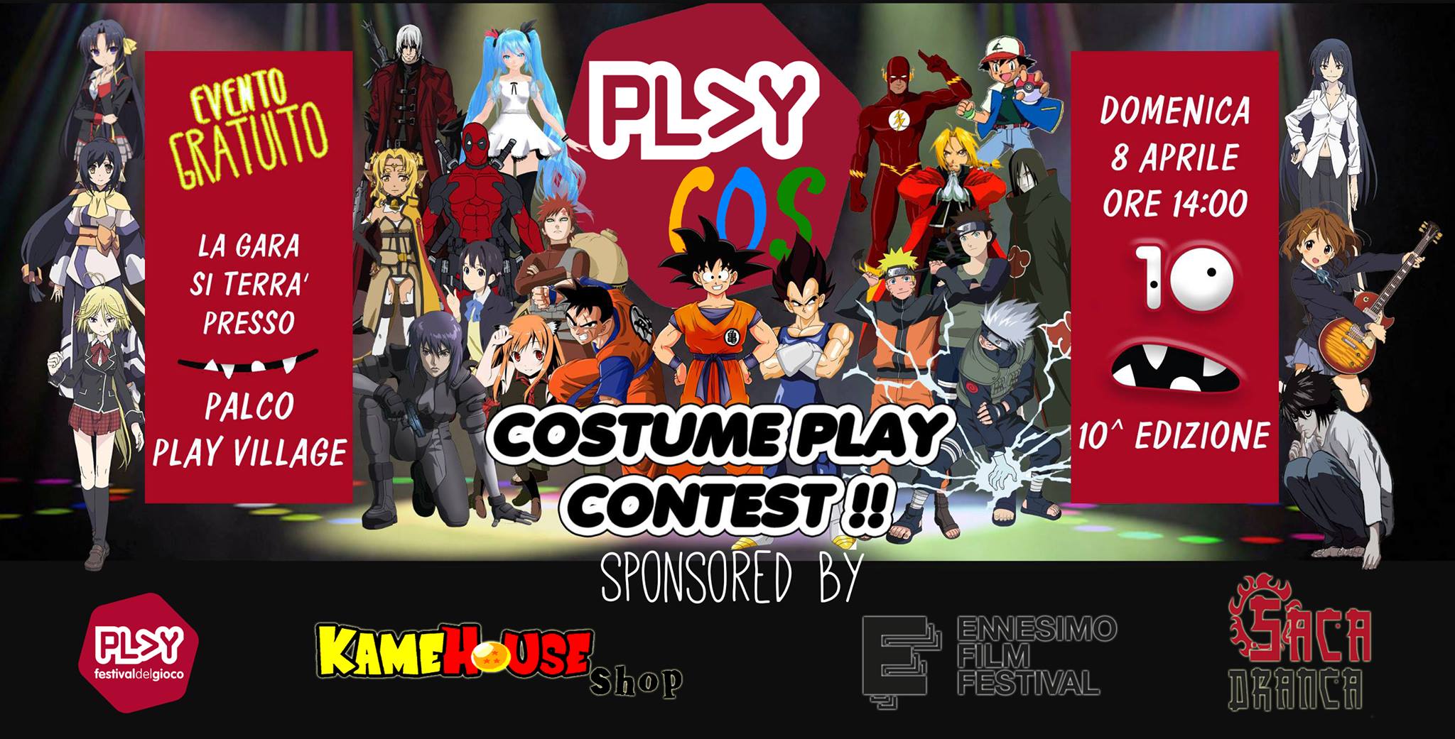 COSTUME PLAY CONTEST 2018 PREMIO MOVIES ENNESIMO FILM FESTIVAL